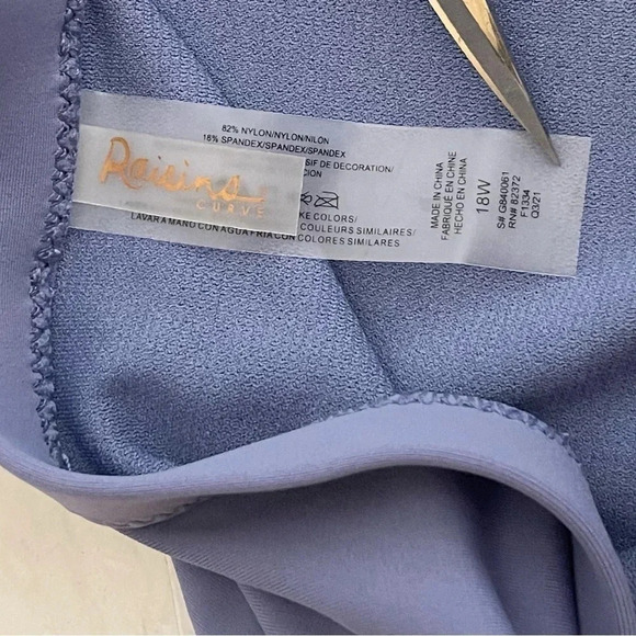 Raisins Curve Ruched Bikini Bottoms Size 18W Tummy Control Gray - Picture 8 of 10